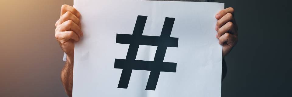 How to use hashtags